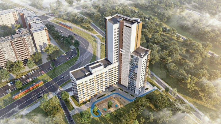 2-к. квартира, 63,2 м², 9/9 эт.