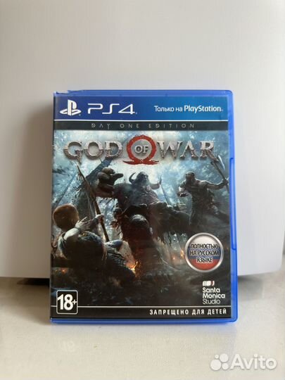 God Of War 2018 Бог Войны игра Playstation