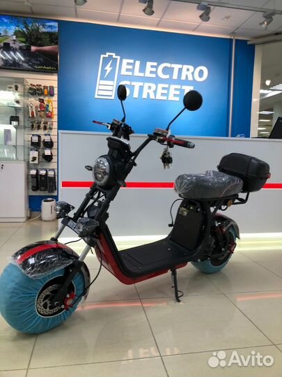 Электроскутер CityCoco White Siberia PRO 2WD 4000W