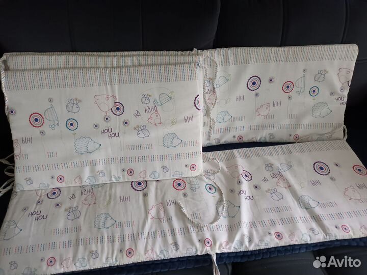 Бортики в детскую кроватку