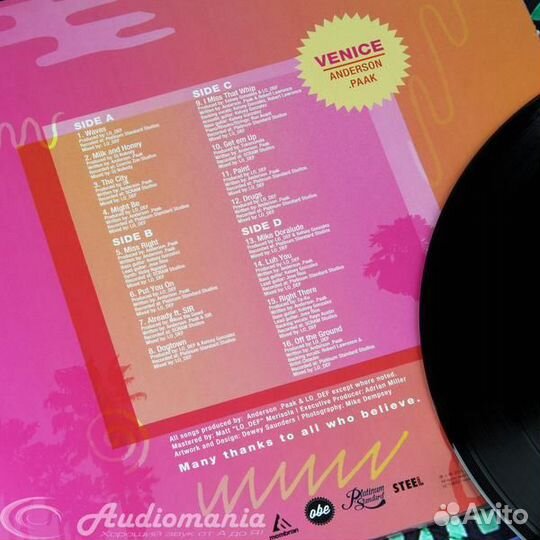 Anderson paak - venice (2 LP, 180 GR)