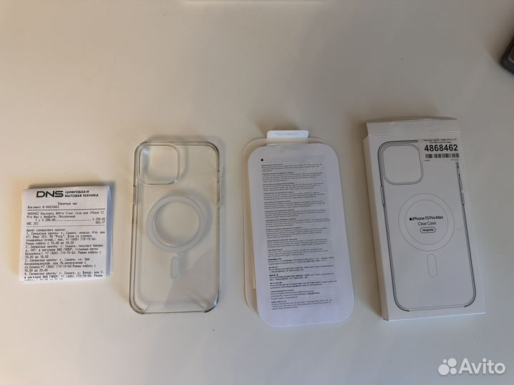 Оригинальный чехол Apple Clear Case 13 Pro Max