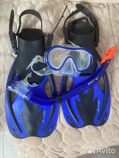 Маска с ластами и трубкой Joss