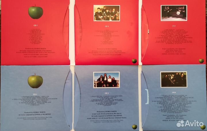 CD The Beatles 1962-1966 (Red). 1967-1970 (Blue)