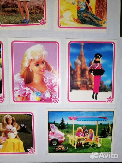 Наклейки Panini для журналов Барби Star и Мода