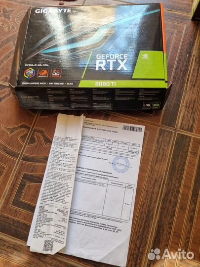 Видеокарта rtx 3060ti днс