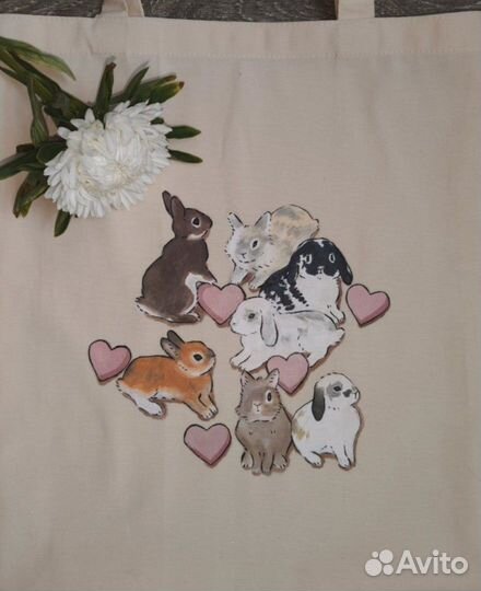 Ручная роспись одежды и сумок, мелкий опт