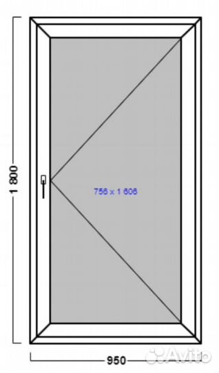 Пластиковая дверь межкомнатная в рассрочку