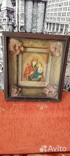 Икона Иверской Божией матери.Старина.Оригинал