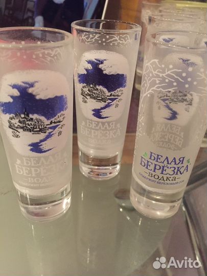 Рюмки «Белая березка»