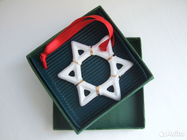 Звезда Давида, керамика, подарочное украшение