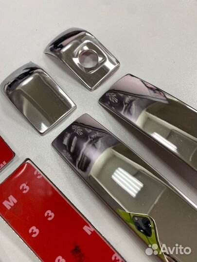 Накладки на ручки дверей Prado 150 14-21 год