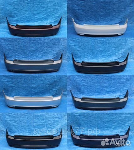 Бампер Лада приора 2 задний в цвет