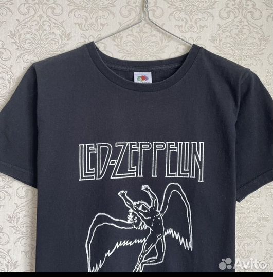 Футболка LED zeppelin мерч винтаж