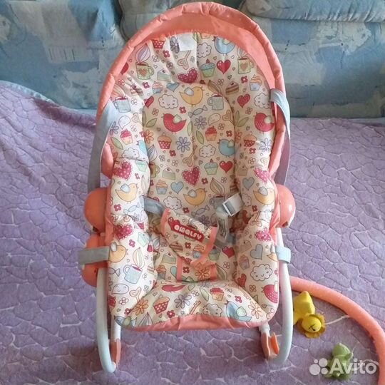 Детские качели шезлонг