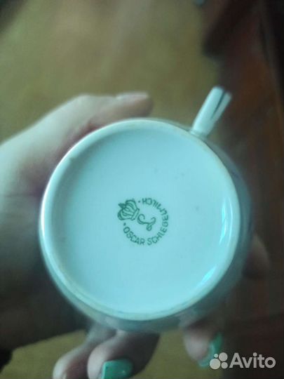 Фарфоровый кофейный сервиз Жар-Птица германия СССР