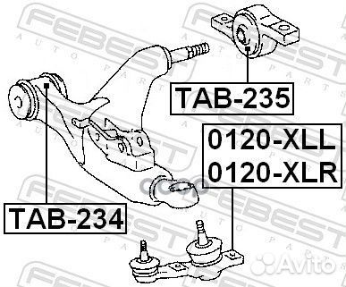 Опора шаровая нижняя правая Lexus IS 2.5/2.2D 05