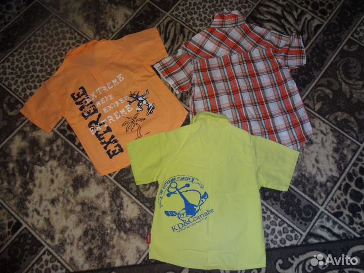 Рубашки летнии на мальчика