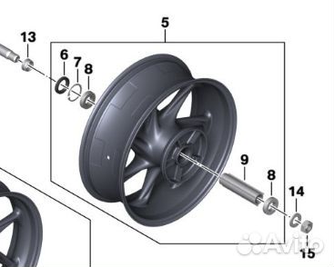 Bmw S1000RR 2020 Колесо Carbon M