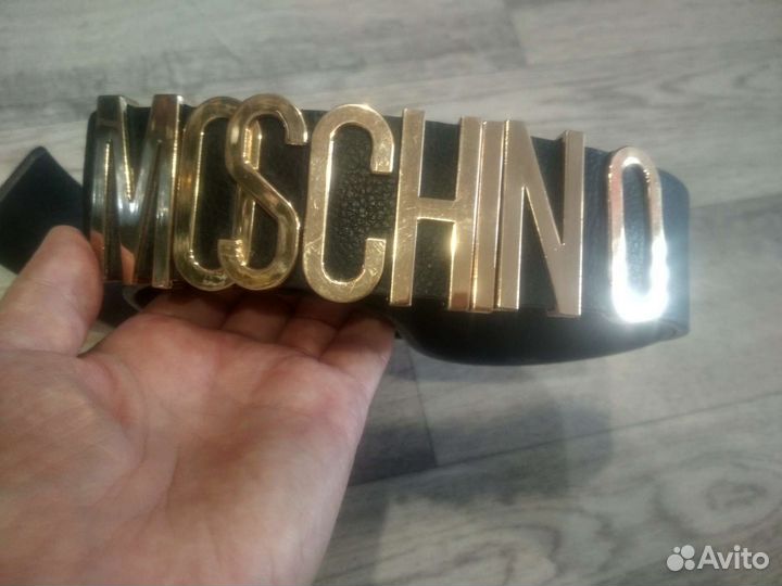 Ремень оригинальный Италия широкий Moschino
