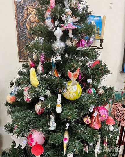 Елочные игрушки СССР