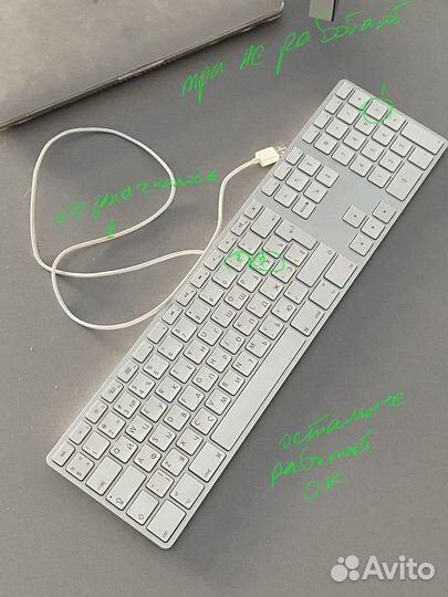 Клавиатура apple magic keyboard 1 numpad
