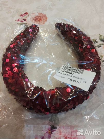 Для волос ободок, бублик