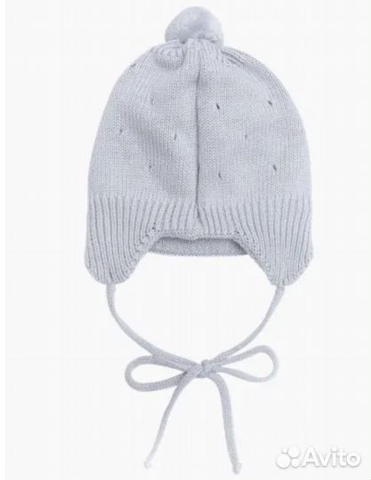 Шапка х/б Amarobaby, 42 р. + пинетки в подарок