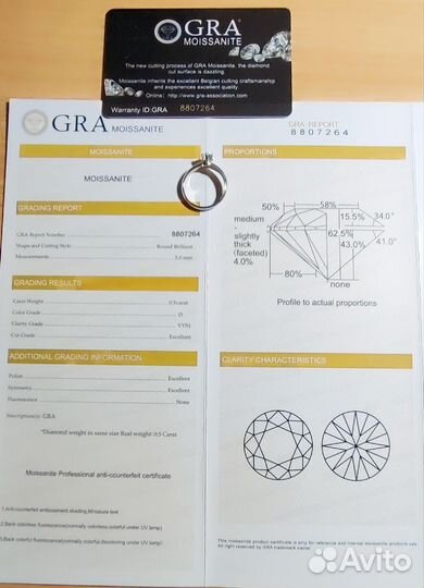 Золотые серьги с муассанитами