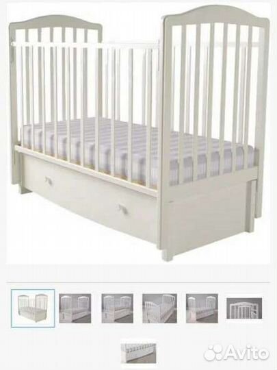 Детская кроватка с маятником