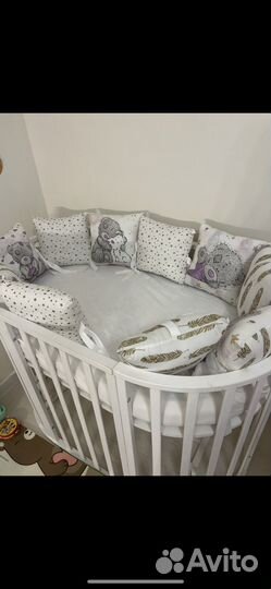 Бортики в кроватку