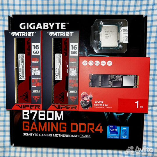 Игровой пк 4070 +13400F +32Gb +1Tb +750W