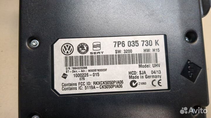 Блок управления Bluetooth Volkswagen Passat CC, 2013