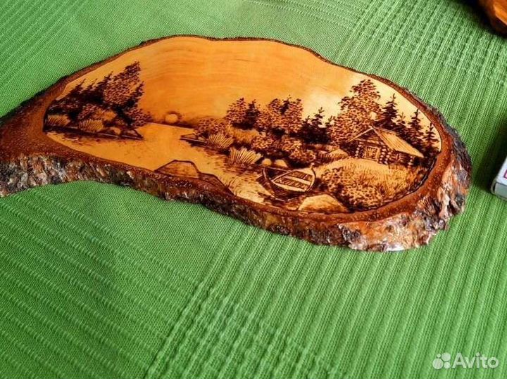 Предметы интерьера картина из дерева панно