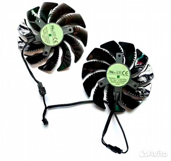 Вентиляторы для видеокарт Everflow T129215SU Dual fan 85 mm (Gigabyte)