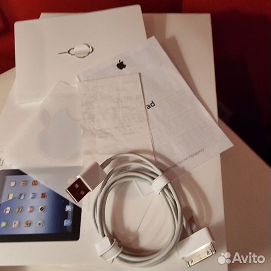 iPad Кабель Apple USB ориги Apple 30 pin, 1 м, бел