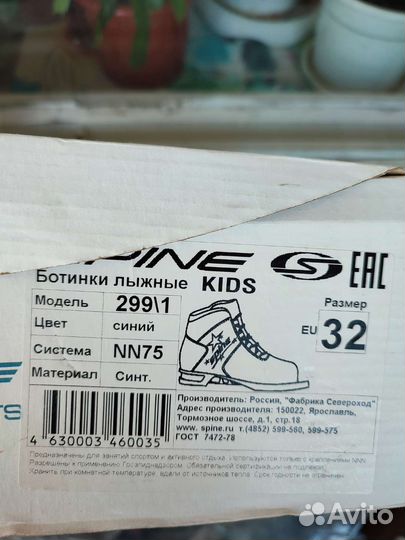 Лыжные ботинки