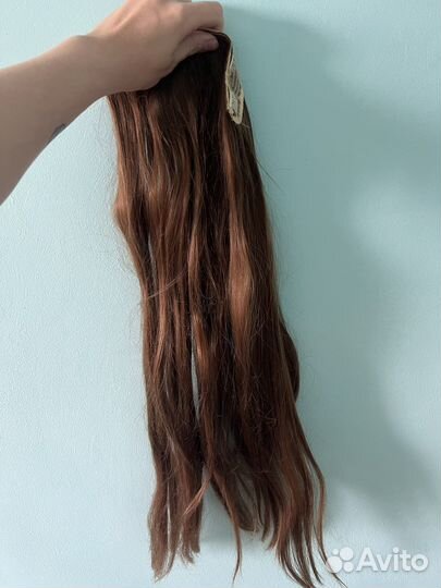 Волосы на заколках искусственные