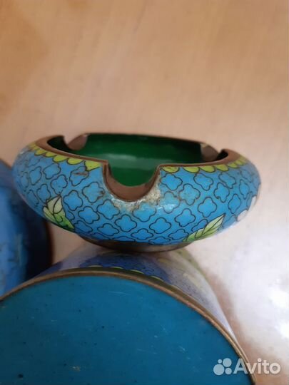 Клуазоне голубое