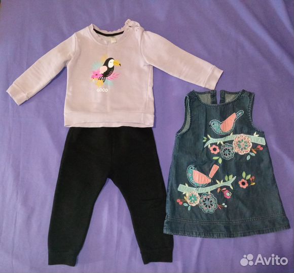 Вещи на девочку, рост 86