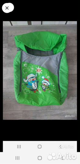 Зимний конверт в коляску