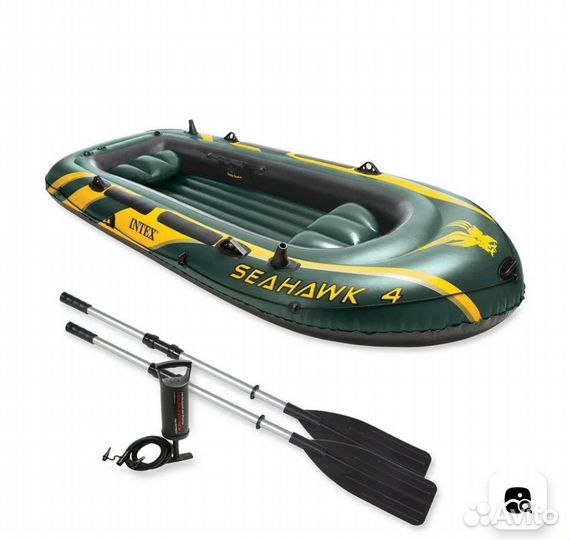 Надувная лодка четырехместная Seahawk 4