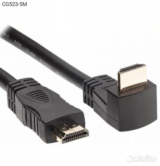 Видеокабель vcom hdmi (M) - hdmi (M) 5.00м, CG523