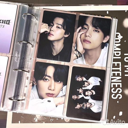 Открытки BTS коллаб с Chakho