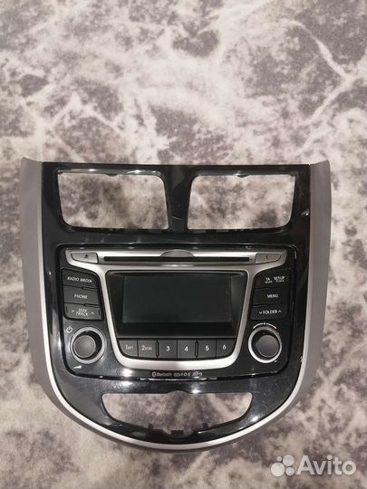 Штатная магнитола на hyundai solaris