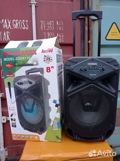 Блютуз колонка мощная 8110