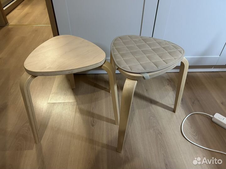 Табуретки IKEA с чехлами
