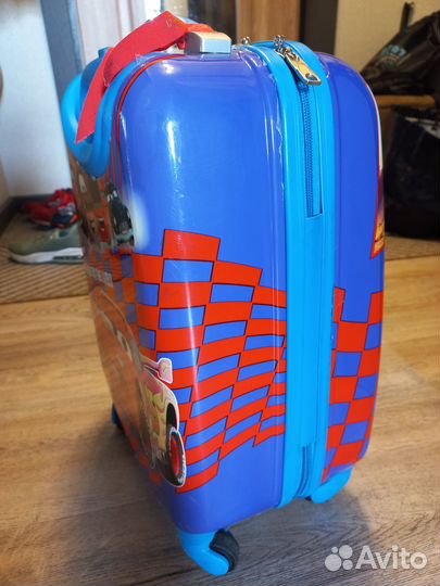 Детский чемодан Макквин синий