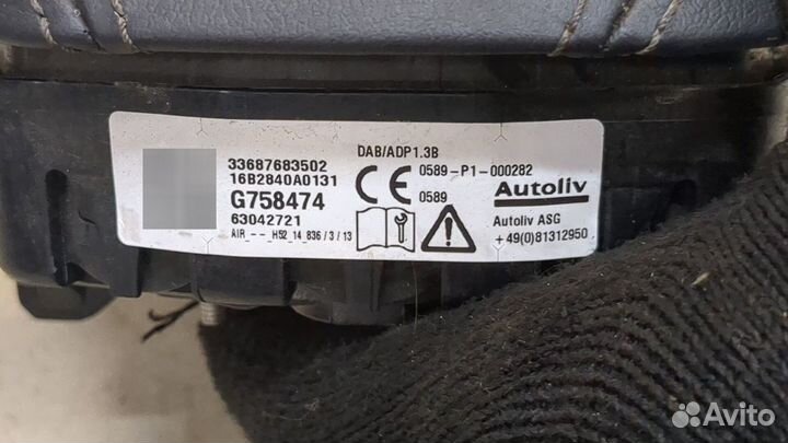 Подушка безопасности водителя BMW 7 G11, G12, 2016