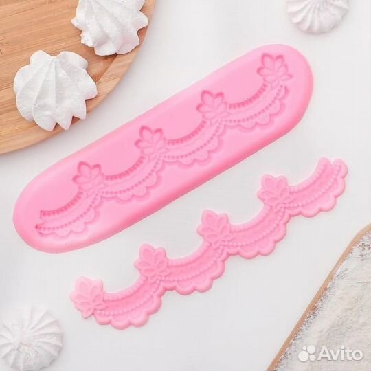 Молд «Воланы», 2 предмета, 215,51 см, цвет микс